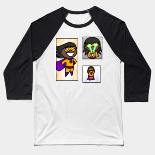 Halloween Superhero Sticker Pack Baseball T-Shirt